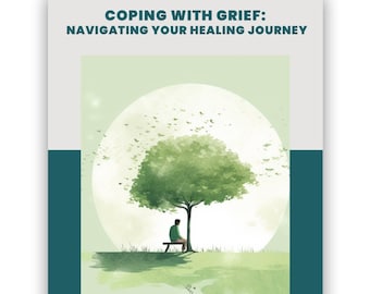 Coping With Grief Digital Booklet -grief gift, grief book, grief, grief journal, booklet, funeral, grief poem, grief care package, in memory