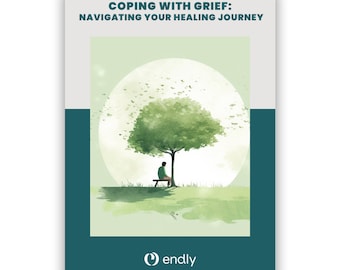 Coping With Grief Booklet -grief gift, grief book, grief, grief journal, booklet, funeral, grief poem, grief care package, in loving memory