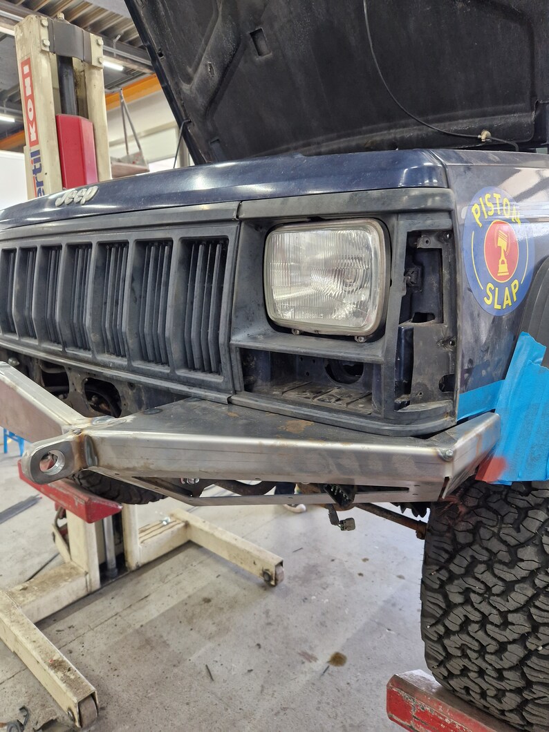 DIY Winch Bumper Plans Jeep XJ Cherokee With Grills Cad Dxf Step Solidworks Etsy