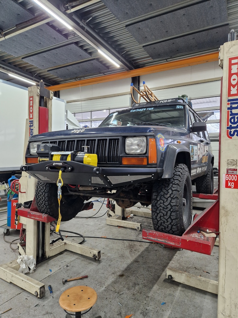 DIY Winch Bumper Plans Jeep XJ Cherokee With Grills Cad Dxf Step