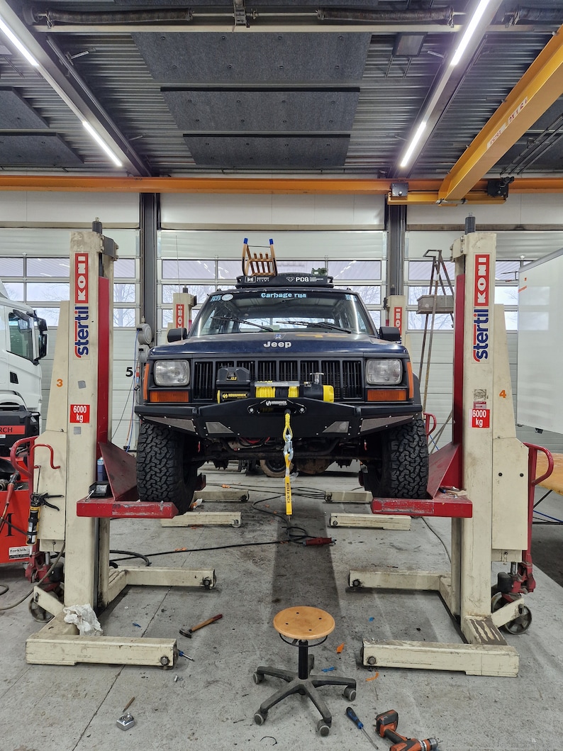 DIY Winch Bumper Plans Jeep XJ Cherokee With Grills Cad Dxf Step