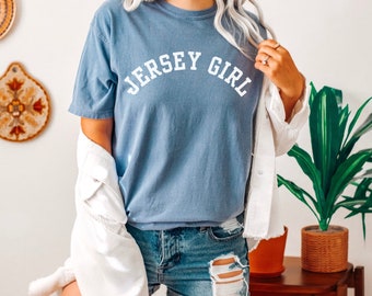 Comfort Colors Jersey Girl tee, Jersey Girl tshirt, Jersey shirts for her, New Jersey t shirts, Gift for Jersey girl, Jersey tops, NJ gift