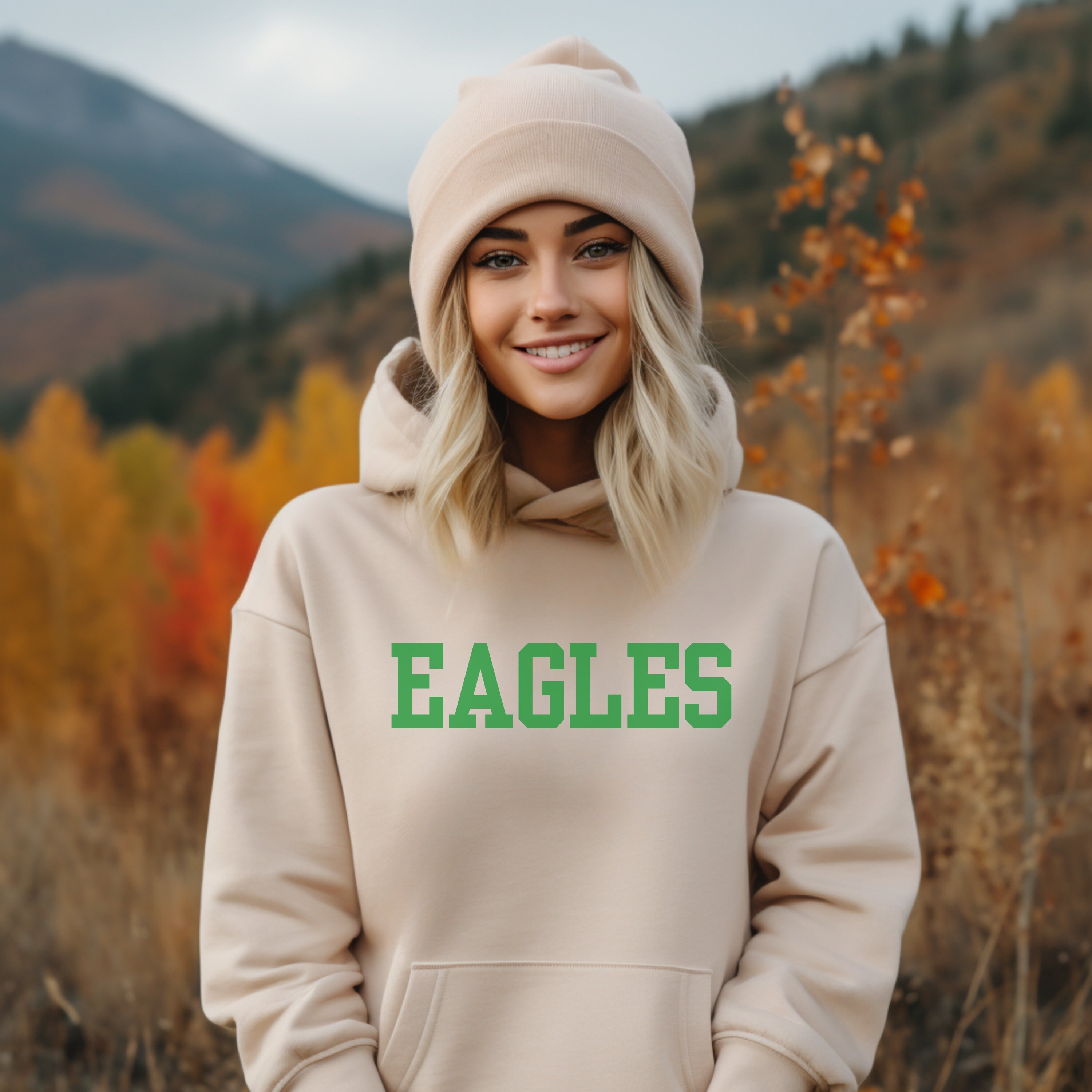 Green eagles cheap hoodie