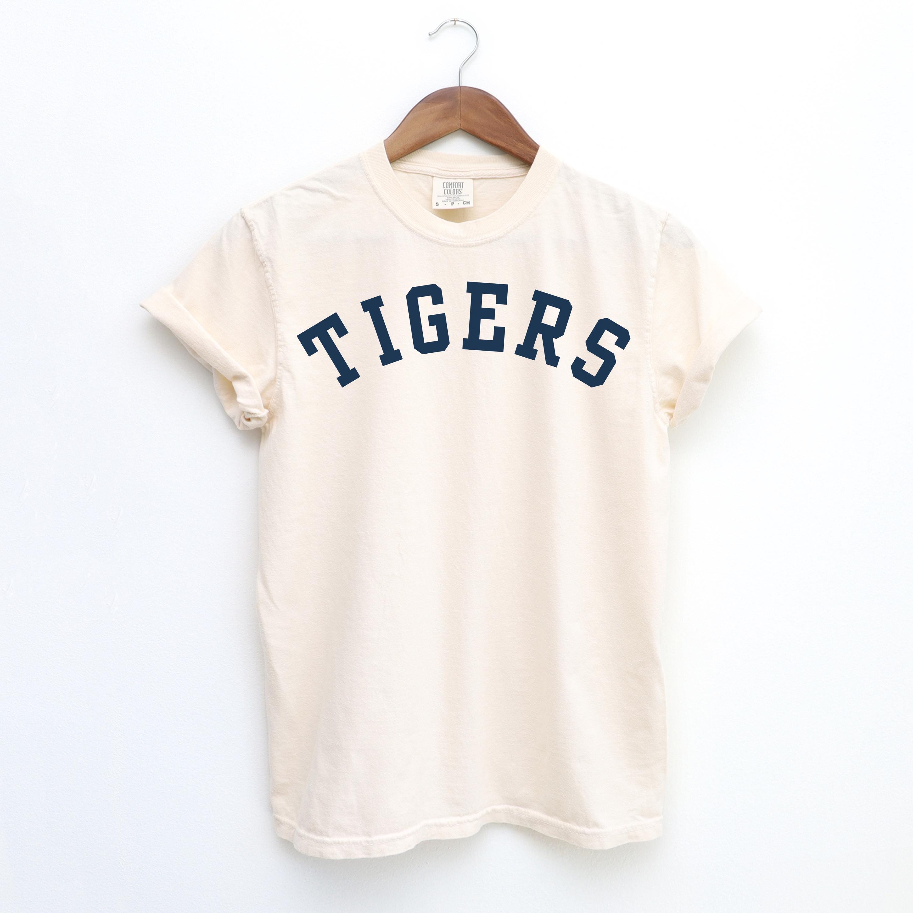 Comfort Colors Tigers shirt, Tigers vintage t-shirt, Tigers retro throwback tee, Tigers classic crewneck, unisex