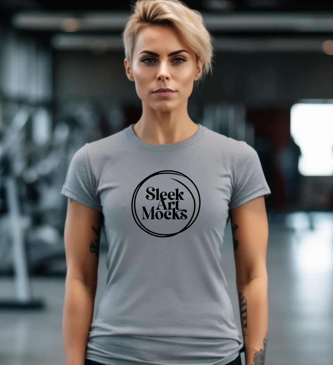 Gray Bella Canvas 3001 T-shirt Mockup Gray Fitness Tshirt - Etsy