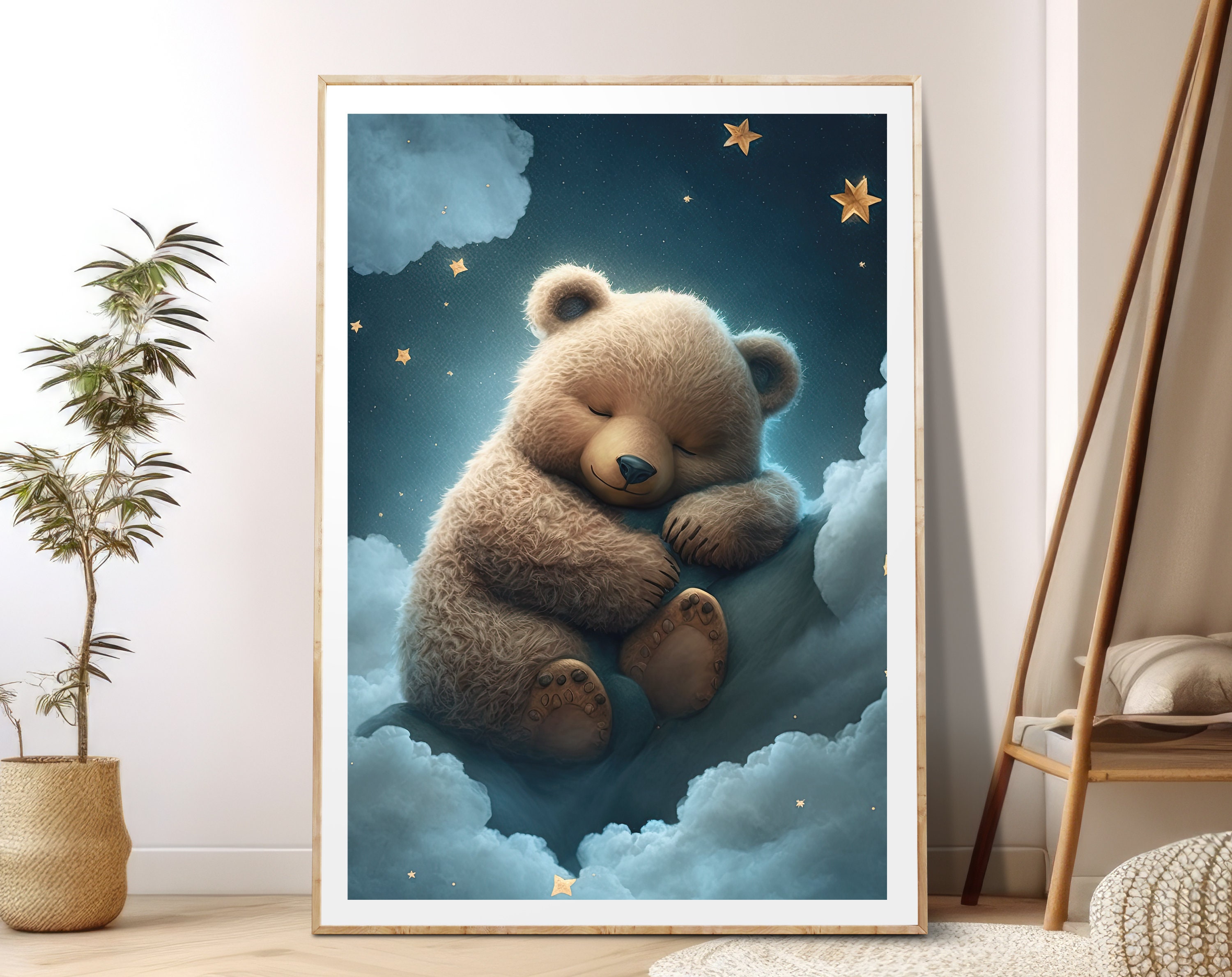 Bear Brick Painting Kit, Fluid Bear Painting DIY Set, Bear
