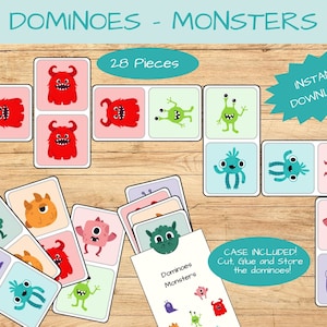 Dominoes - Monsters / Digital download