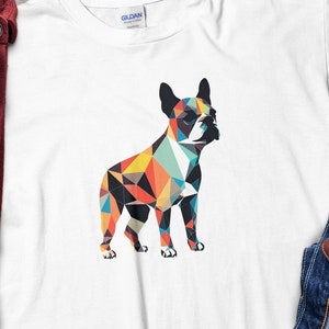 Boston Terrier T-Shirt, Hoodie, Gift for dog lovers, Abstract Style, Unique Design