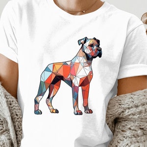 Boxer Dog, T-Shirt, Hoodie, Gift for dog lovers, Abstract Design