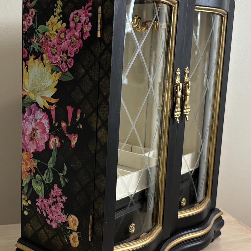 Black Jewelry Box - Etsy