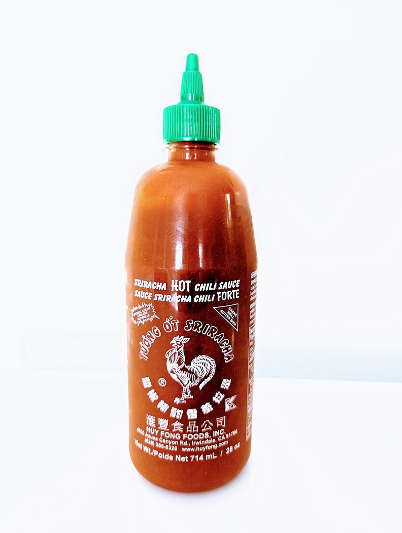 SRIRACHA Hot Sauce Etsy