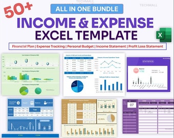 30 Comprehensive Income & Expense Excel Templates | Easy Edit