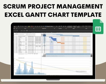 Scrum Project Management Gantt Chart Excel Template
