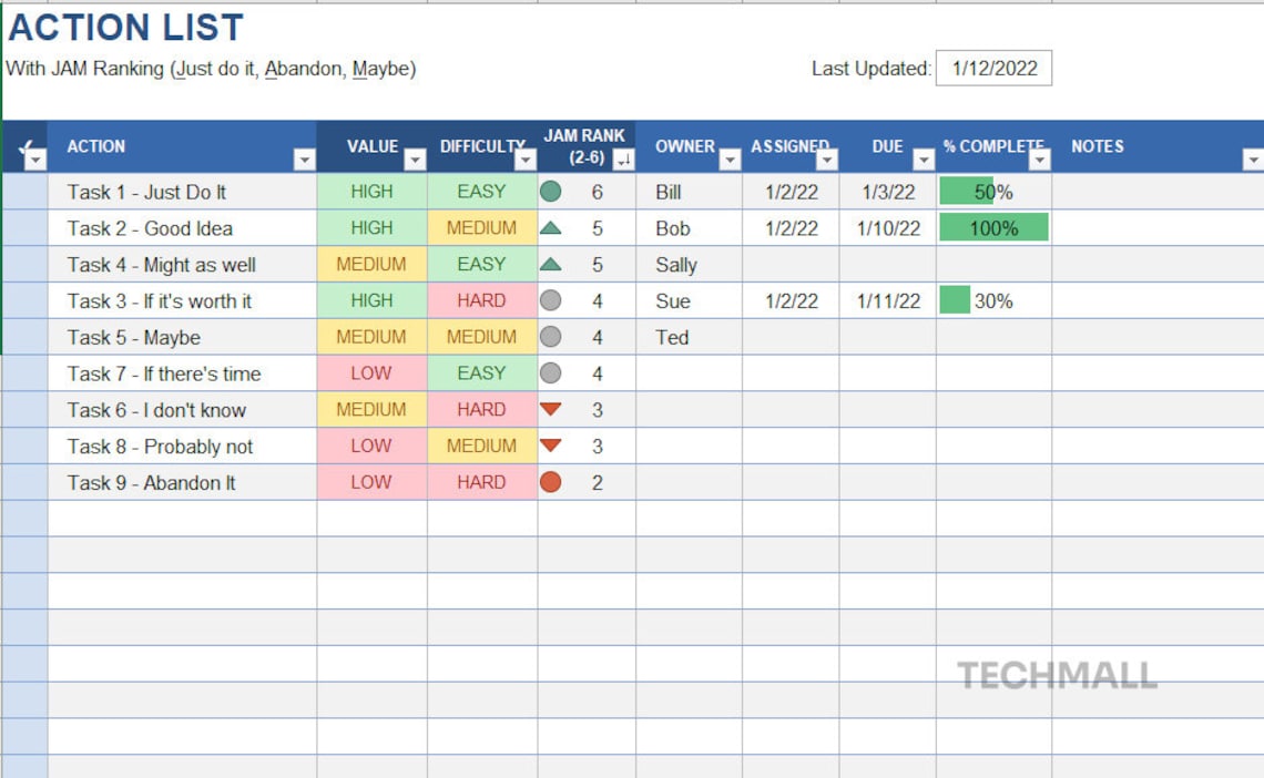 30 Project Management Excel Templates for Agile, Scheduling, Tracking ...