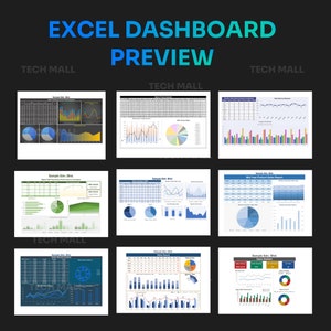 50 Excel Sales Report Templates: Analysis Dashboard (A4) image 7