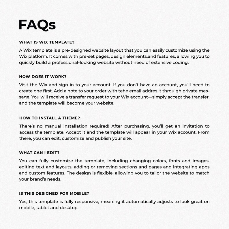 Modern Wix Website Template, Business Consulting (fully Customizable