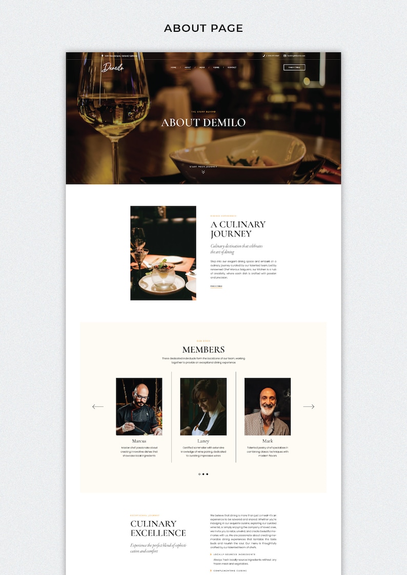 Complete Wix Website Restaurant Template, Modern Restaurant Website Complete Wix Website Restaurant Template, Modern Restaurant Website