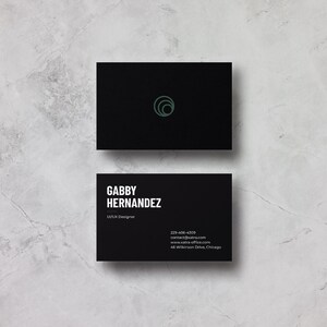 Personalized Canva Business Card Template, Modern Minimalist Design, Editable Business Card, Fully Customizable Canva Template for Branding