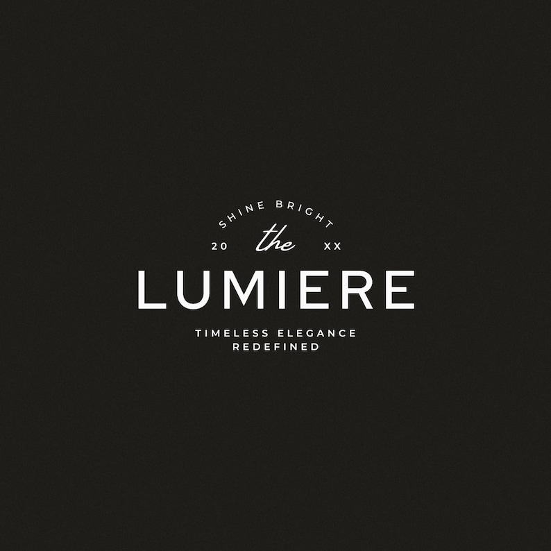 Modern logo bundle with pre-made designs