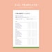 Printable 30 Days Routine Tracker Canva Template, Printable Habit ...