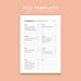Printable Weekly Task List Template, Canva Editable (digital Download ...