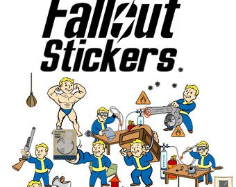 Fallout S.P.E.C.I.A.L. Stickers – Full Set or Individual Attributes