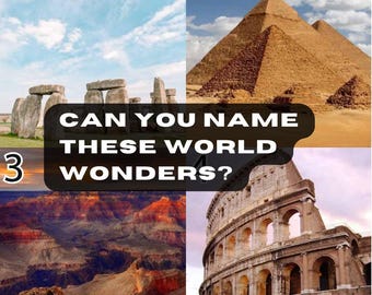 General Knowledge Quiz 9: Pictures, Trivia Rounds, and Music (PDF Downloadable Quiz Sheet)