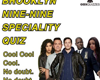 Brooklyn Nine-Nine Speciality Quiz. Printable (PDF) Picture and Trivia Game