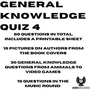 Quiz di cultura generale 4