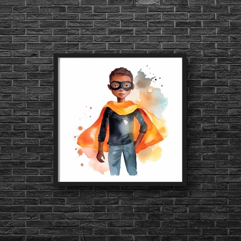 Instant Download Boys Wall Art for Kids Room Décor Superhero Art Prints