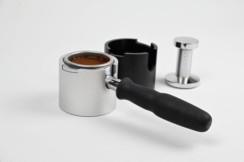 Perfect Fit Tamperstation La Marzocco Linea Micra & Mini R from Anodized Aluminium image 3