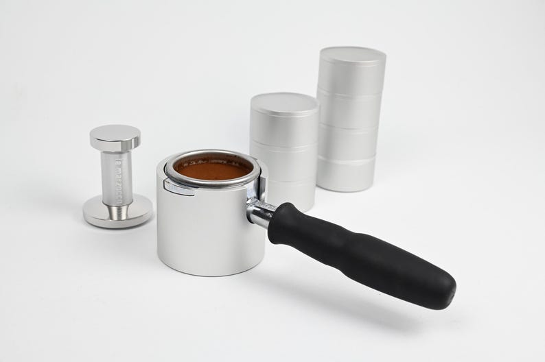 Perfect Fit Tamperstation La Marzocco Linea Micra & Mini R from Anodized Aluminium image 6