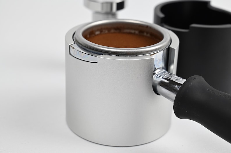 Perfect Fit Tamperstation La Marzocco Linea Micra & Mini R from Anodized Aluminium image 1