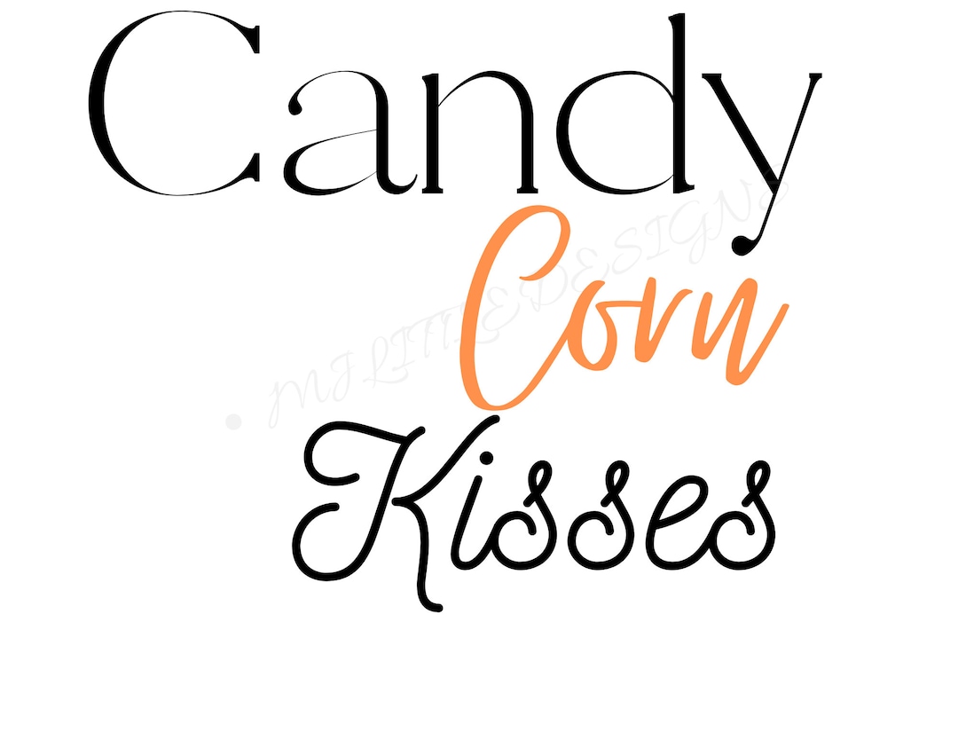 Candy Corn Kisses. PNG. Digital Download. Watermark Will Be - Etsy
