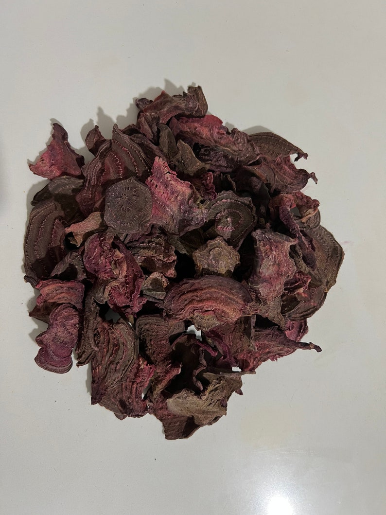 RED HEALTH, organic red beet slices, dried red beet, dried fruits, natural, healthy, antioxidant, vitamin-packed dried fruits, additive-free image 2