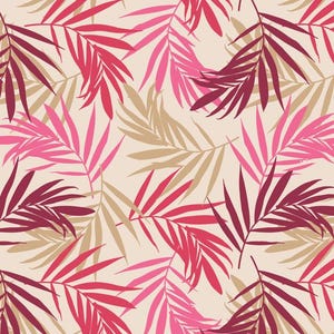 palm leaf repeat seamless print pattern JPEG