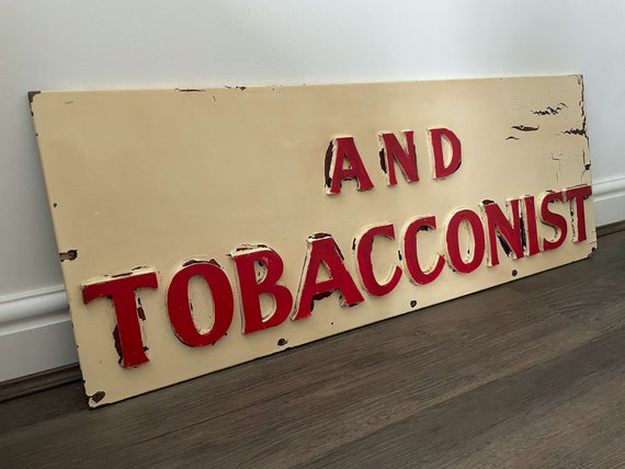 Mid Century Tobacconist Sign