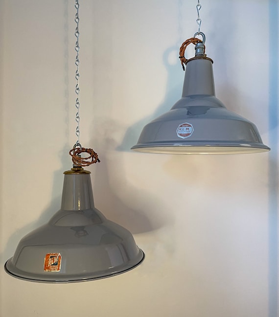 Large Vintage Pendant Lights by British Manufacturer "Benjamin".