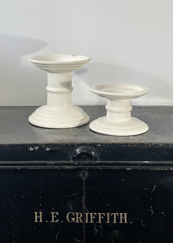 Pair of "G.Rushbrooke (Smithfield Ltd)" Edwardian Ironstone Ham Stands, Circa 1900