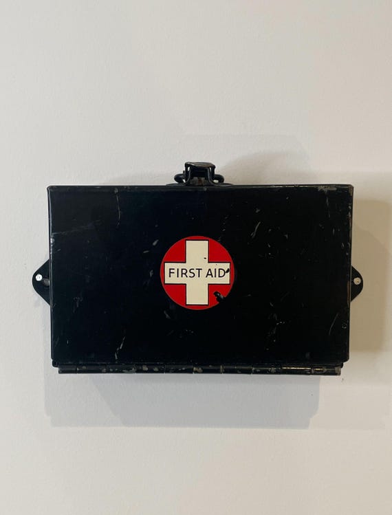 Vintage 1950s G.P.O (General Post Office) Motorcycle First Aid Box