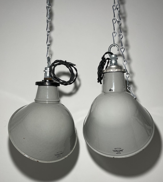 British Parabolic Lights by MAXLUME, Circa 1940s