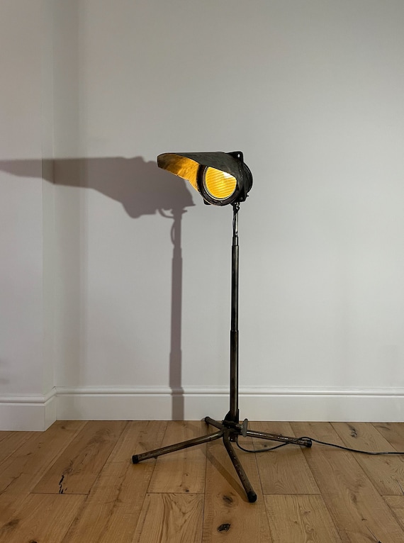 Vintage SCNF French Railway Floor Lamp, Circa 1980s