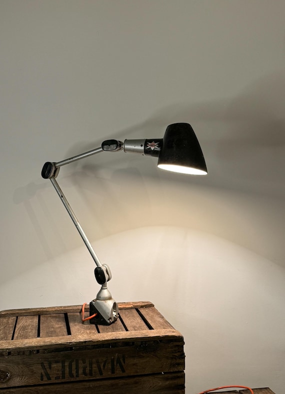 Original EDL Machinist Lamp, Circa 1950s