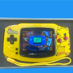 Pikachu Custom Gameboy Advanced Console with Backlight Screen image 3