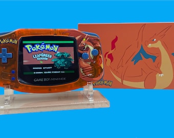 Charizard Custom Gameboy Advanced Console with Backlight Screen