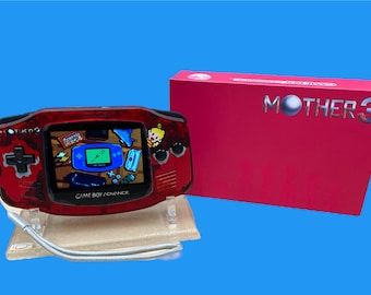 Mother 3 Custom Gameboy Advanced Console with Backlight Screen