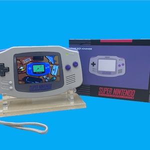 SNES Custom Gameboy Advanced Console with Backlight Screen