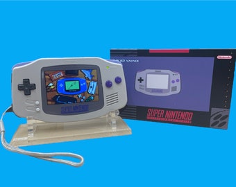 SNES Custom Gameboy Advanced Console with Backlight Screen