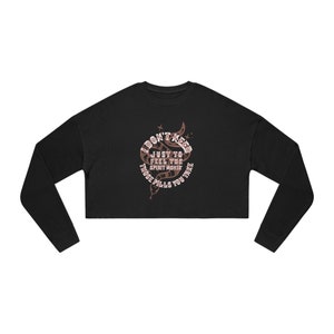 Tyler Childers-Way of the Triune God-Women&#39;s Cropped Sweatshirt
