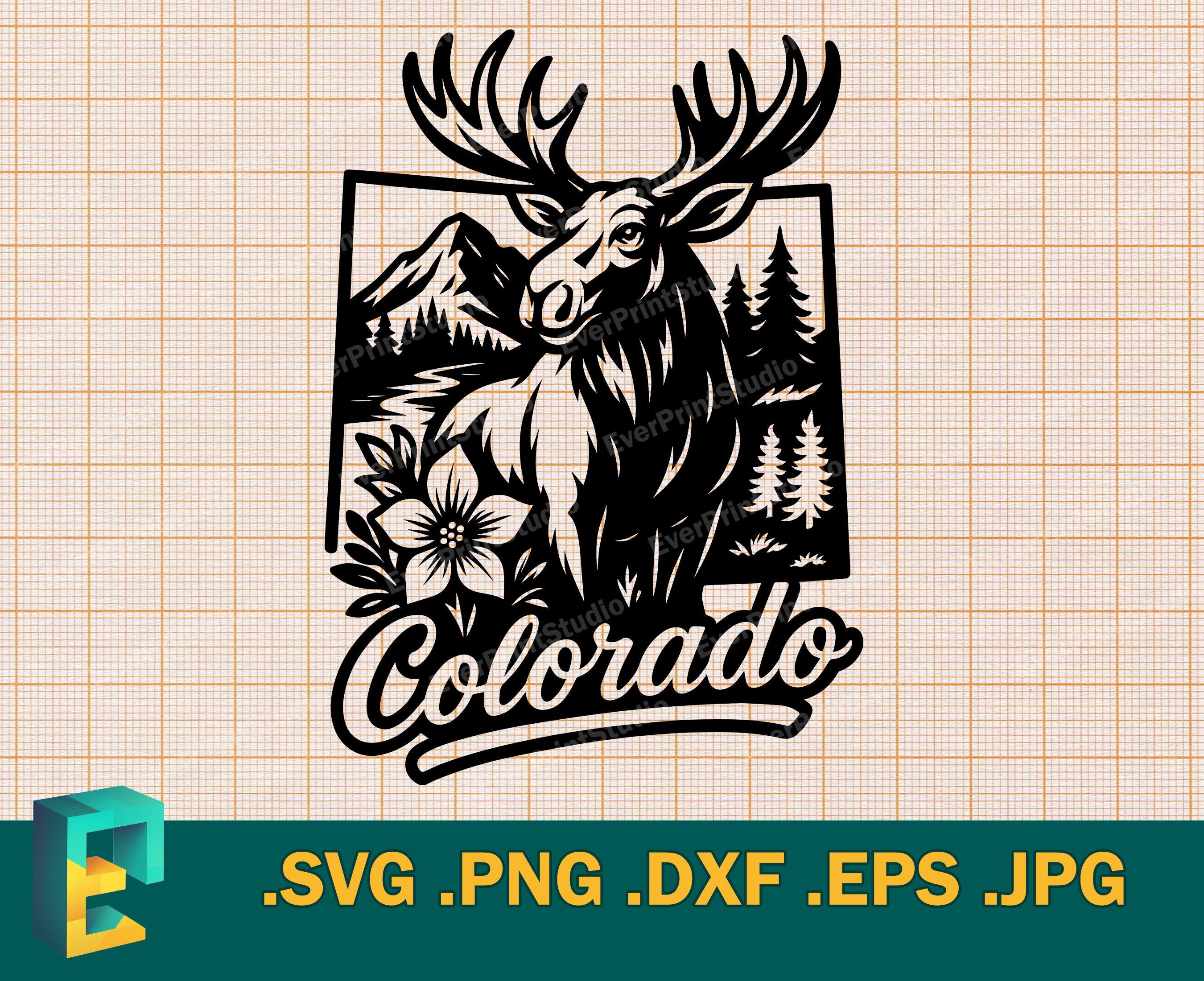 Colorado SVG - Cricut, Silhouette | Vector Colorado State USA Cut File ...